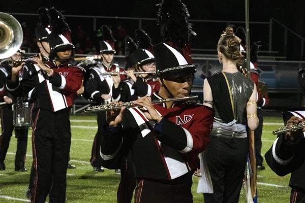 North County High School Marching Band Performing